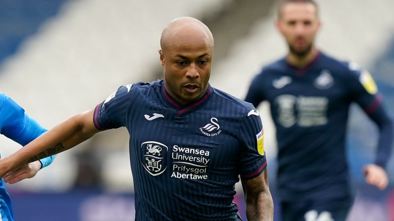 Andre Ayew has been released by Swansea
