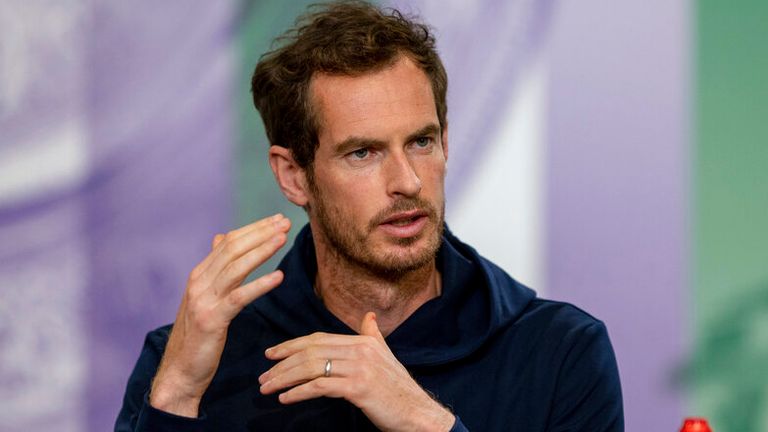 Andy Murray is looking forward to the pressure of playing on the hallowed grass of Centre Court at Wimbledon