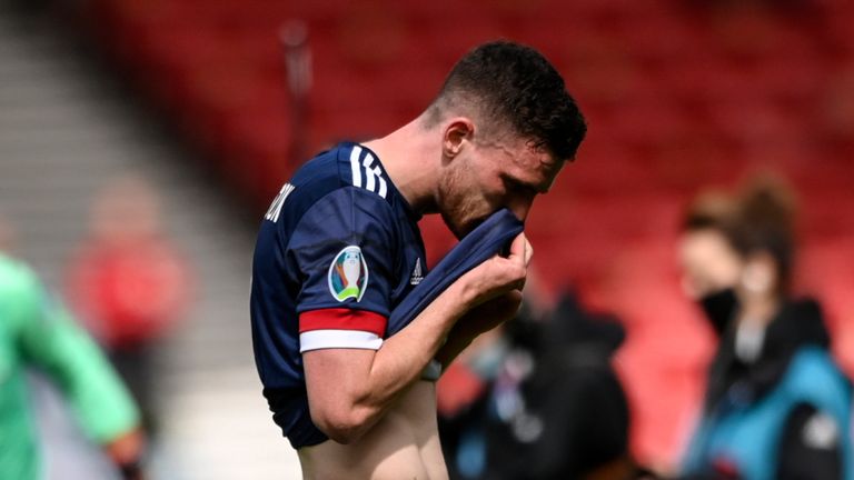 Scotland were left frustrated after drawing a blank in their Euro 2020 opener