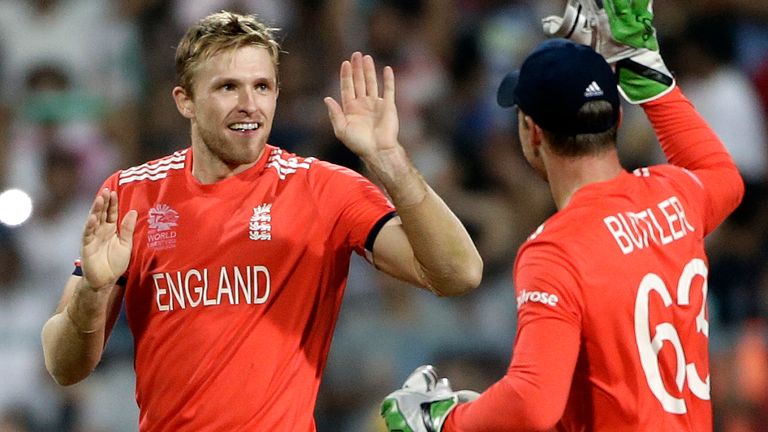 David Willey, England, World T20 2016 (AP Newsroom)