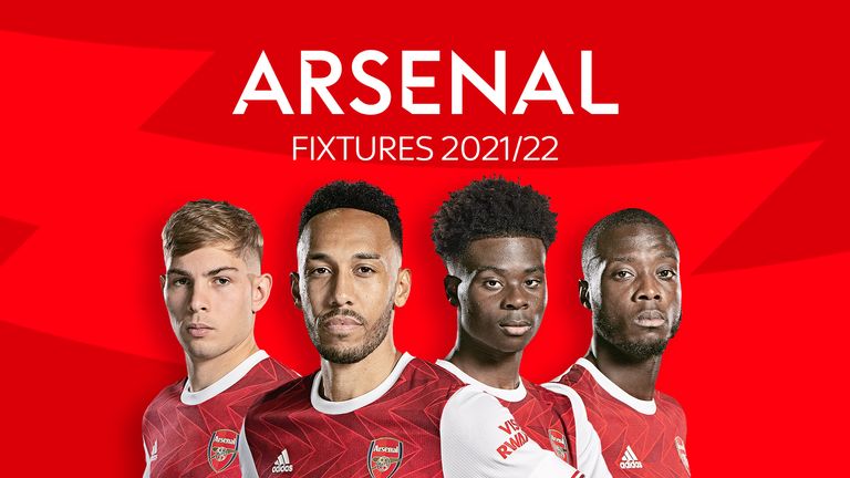 Arsenal Fixtures 2021/22