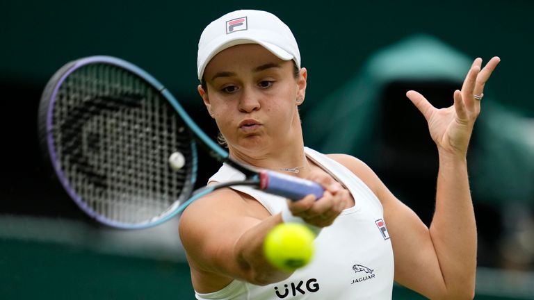 It was a winning start for number one seed Ash Barty (AP)
