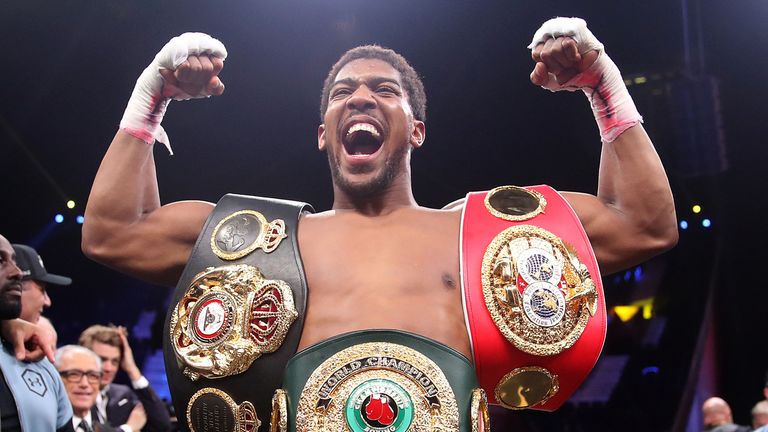 Anthony Joshua, the WBA, WBO and IBF heavyweight title holder, was due to have an all-British heavyweight showdown with Tyson Fury this summer