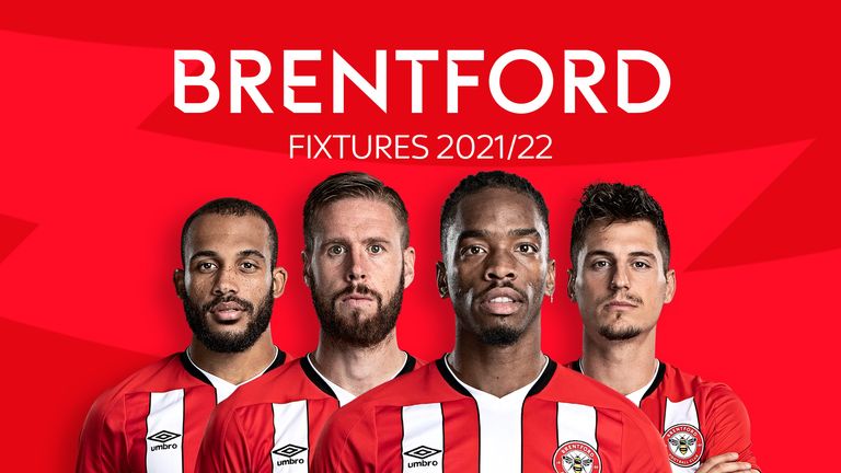 Brentford Fixtures 2021/22