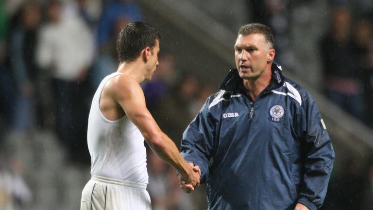 Bruno Berner and Nigel Pearson at Leicester City