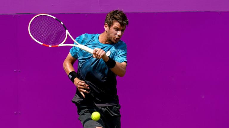 Cameron Norrie booked his place in the semi-finals at Queen's Club with victory over Jack Draper (PA)