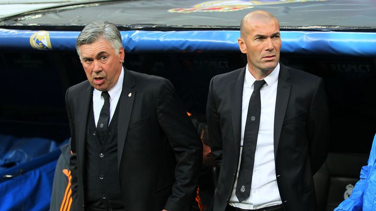 Ancelotti returns in place of Zinedine Zidane