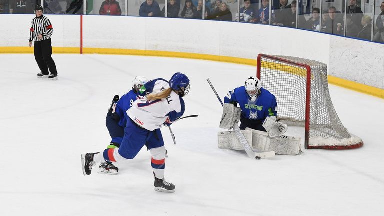 Casey Traill in action for GB (please credit Karl Denham)