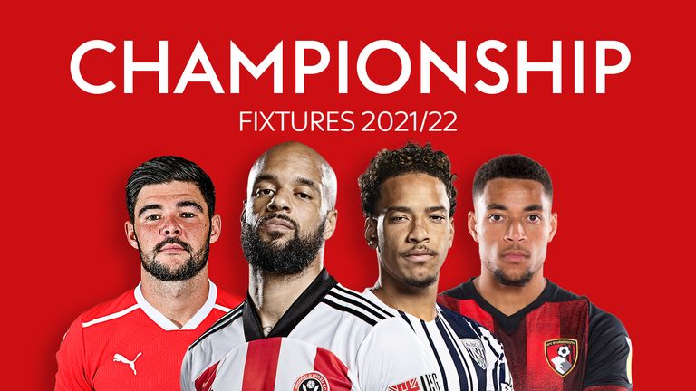 Sky Bet Championship Fixtures 2021/22
