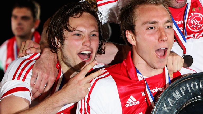 Christian Eriksen, Daley Blind, Ajax (GETTY)