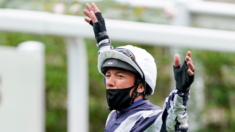 Dettori celebrates after victory on Alpine Star at Royal Ascot last year