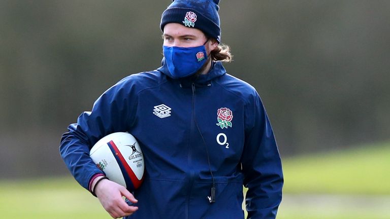 England interim skills coach Ed Robinson during a training session at St. George's Park, Burton upon Trent. Picture date: Friday January 29, 2021