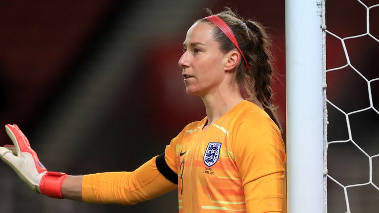 Karen Bardsley, one of two goalkeepers in Hege Riise's 18-player group, was hurt while playing on loan at OL Reign last month.