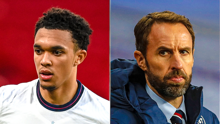 Trent Alexander-Arnold e Mason Greenwood estarão na última seleção inglesa de Gareth Southgate para a Euro 2020?