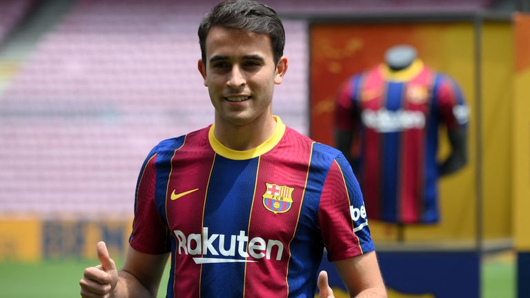 Eric Garcia was unveiled on Tuesday after signing on a free transfer from Man City