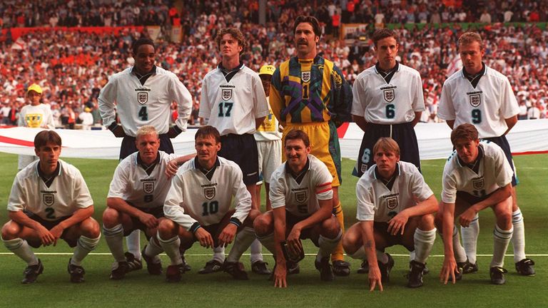 England were knocked out at the semi-final stage of Euro 96
