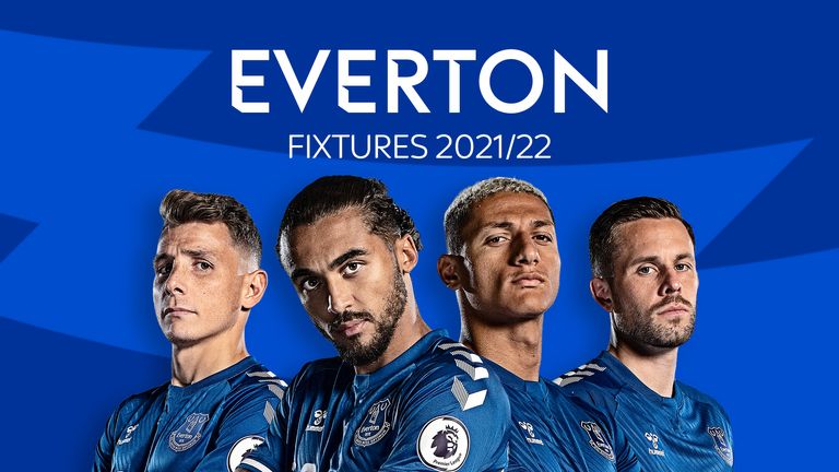 Everton Fixtures 2021/22
