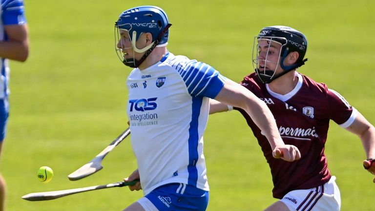 Austin Gleeson of Waterford in action against Sean Loftus of Galway