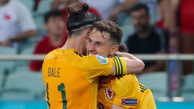 Aaron Ramsey e Gareth Bale (Pennsylvania)