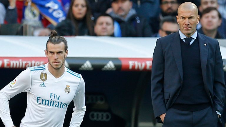 Bale and Zinedine Zidane endured a tumultuous relationship at Real Madrid