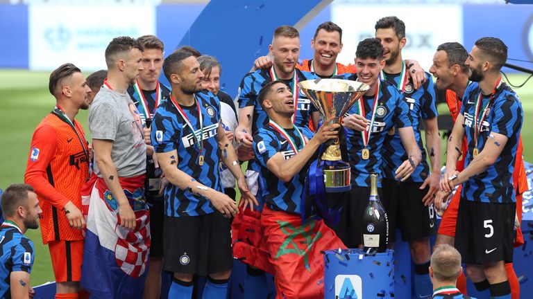 Serie A winning team Inter Milan