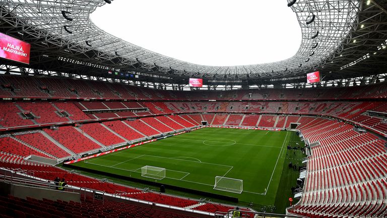 Budapest and the Puskas Arena are the only Euro 2020 host venue to allow full crowds for games