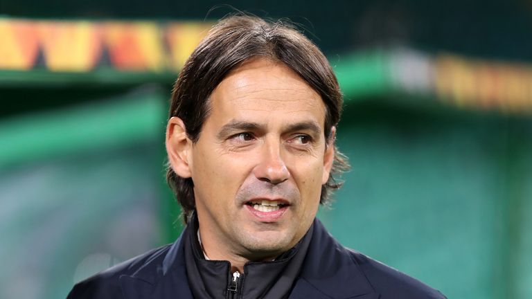 Former Lazio coach Simone Inzaghi has replaced Antonio Conte at Inter