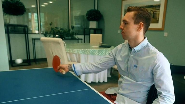 Former jockey Jacob Pritchard Webb is entered in a Team GB table tennis future stars event in July