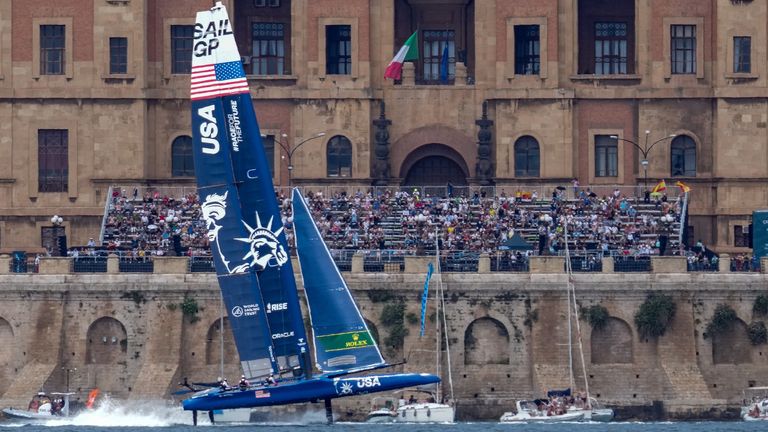 USA SailGP team helmed by Jimmy Spithill (Image Credit - Bob Martin for SailGP)