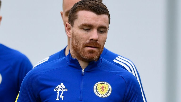 John Flick durante una sesión de entrenamiento en Escocia (SNS)