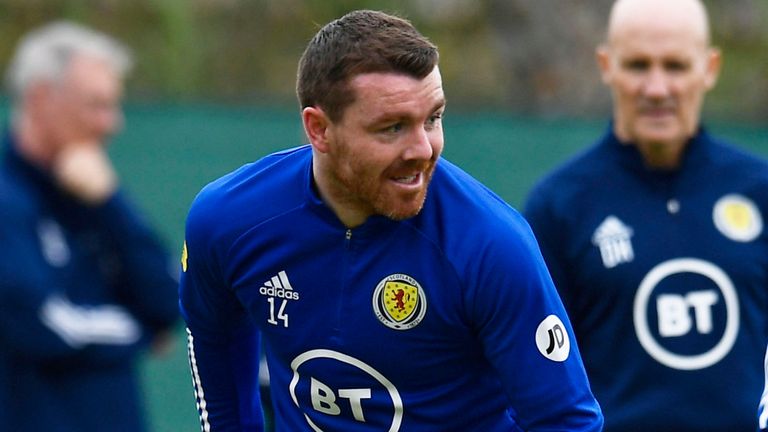 ALICANTE, SPAIN - MAY 28: John Fleck during a Scotland training session at La Finca Resort on May 28, 2021, in Alicante, Spain (Photo by Jose Breton / SNS Group)