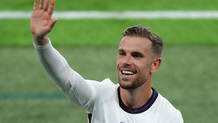 Jordan Henderson was a second-half substitute in Tuesday's 1-0 win over Czech Republic
