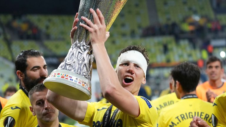 Juan Foyth enjoyed a successful season on loan at Villarreal, beating Manchester United to win the Europa League.