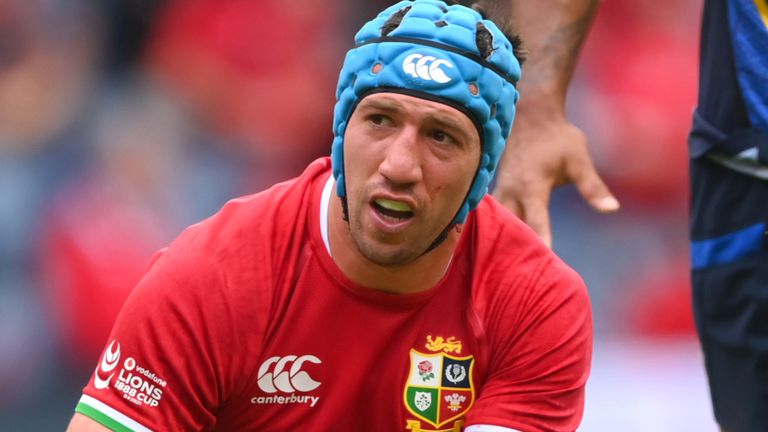Justin Tipuric was forced off with an injury during the British & Irish Lions warm-up match against Japan (Getty)