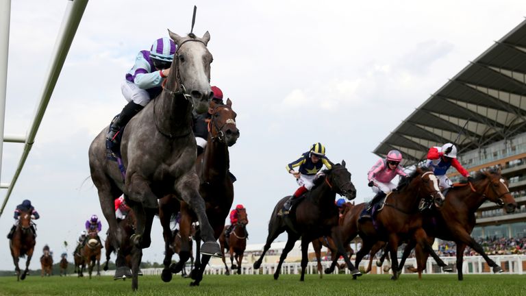 Pearson rides Lola Showgirl to victory in the Kensington Palace Stakes at Royal Ascot