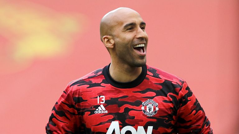 Lee Grant, 38, is yet to make a Premier League appearance for Manchester United