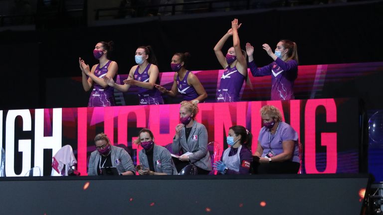 Loughborough Lightning are going in search of their first Vitality Netball Superleague title (Image credit - Morgan Harlow)
