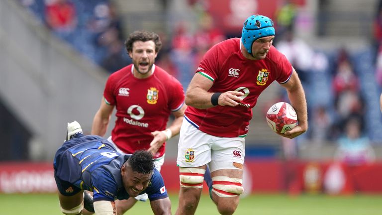 Tadhg Beirne in action for the Lions