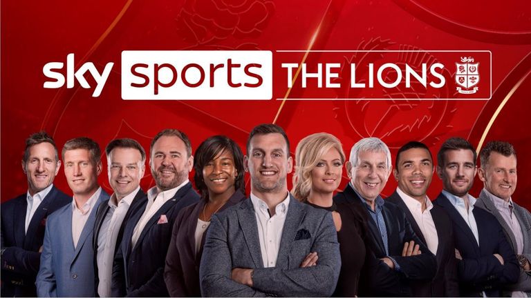 Sky Sports announce their start-studded talent line up for the Lions tour