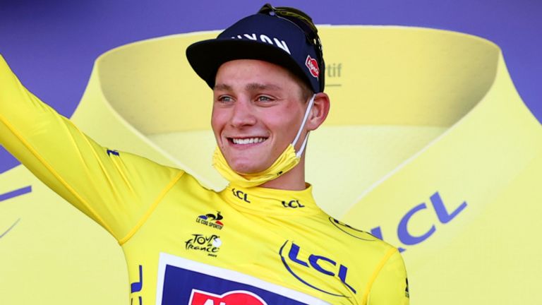 Tour de France Mathieu van der Poel dedicates stage win to grandad after  taking yellow jersey  Cycling News  Sky Sports