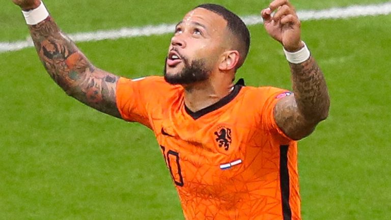 Memphis Depay's penalty gave Netherlands an early lead against Austria