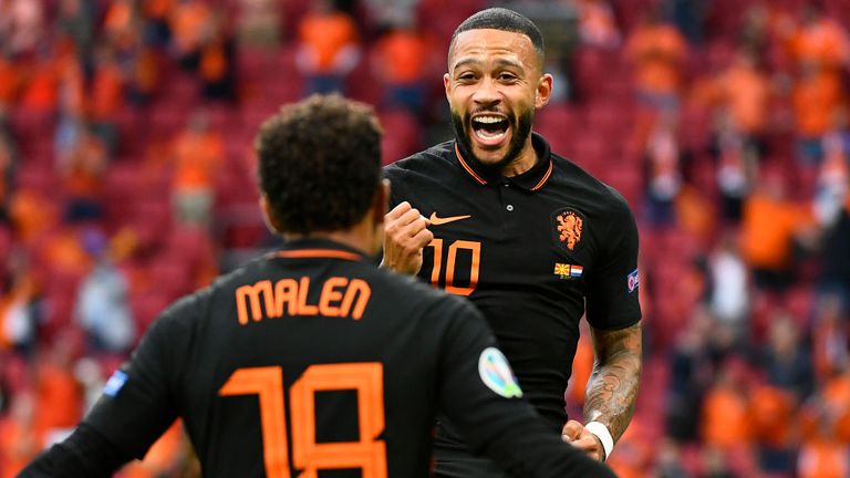 Memphis Depay have Holland the lead over North Macedonia