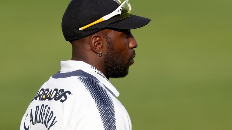 Michael Carberry played six Tests for England between 2013 and 2014