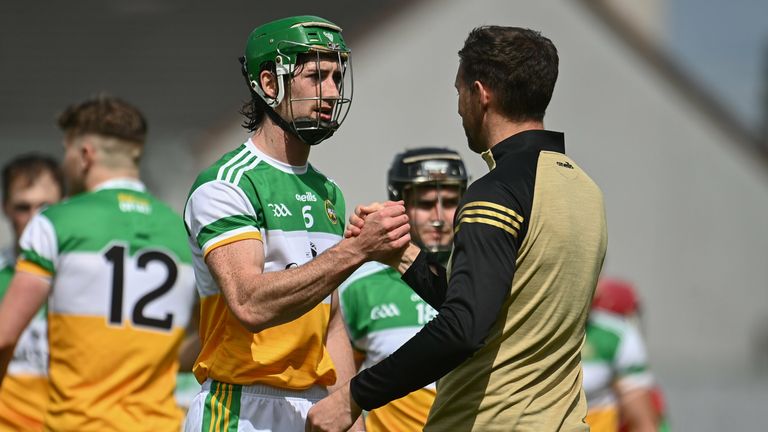 Offaly sealed promotion with a 5-25 to 1-19 win over Down on Sunday