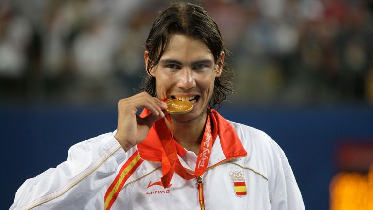 Rafael nadal won singles gold at Beijing 2008 (AP)
