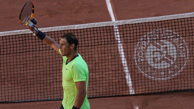 The Spaniard kicked off his latest Roland Garros campaign with a hard-fought straight-sets victory