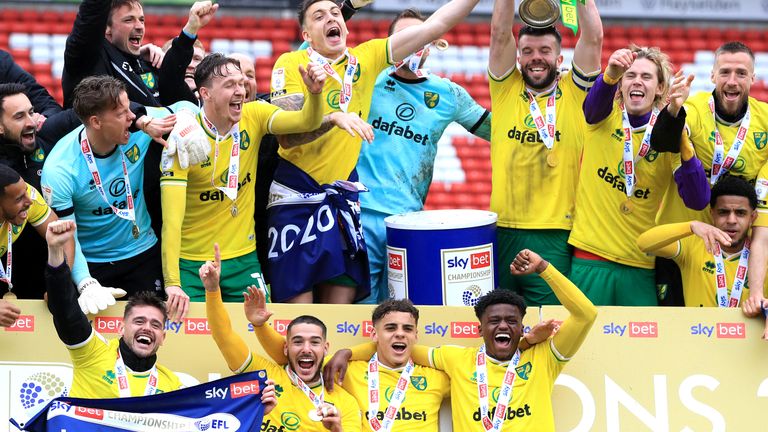 Norwich City romped to the Championship title with no less than six players included in the PFA Team of the Year