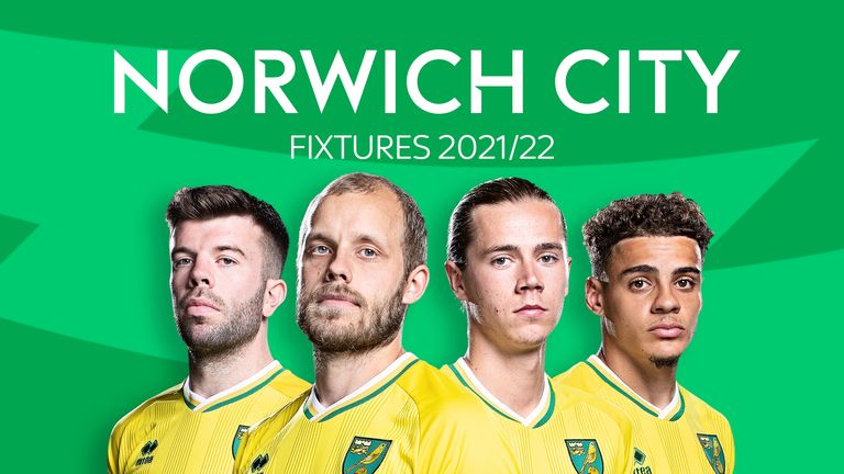 Norwich City Fixtures 2021/22