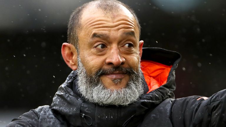 Nuno Espirito Santo left Wolves at the end of the season (PA)