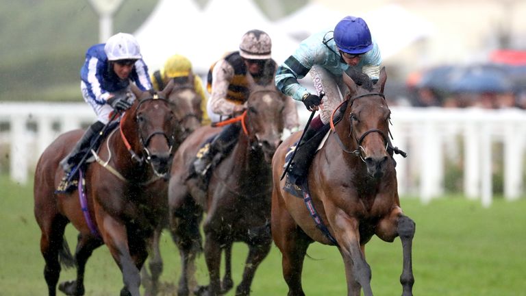 Oisin Murphy wins the Duke of Edinburgh Stakes at Royal Ascot on Quickthorn